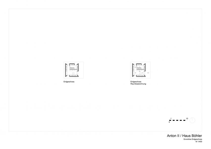 Plan of House Anton II by Lux Architect and Cánovas Arquitectura