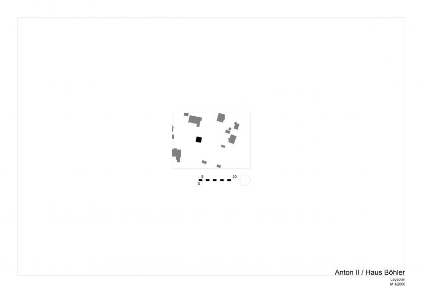 Plan of House Anton II by Lux Architect and Cánovas Arquitectura