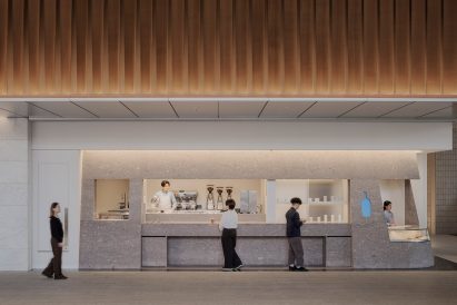 Drinks counter made from stone