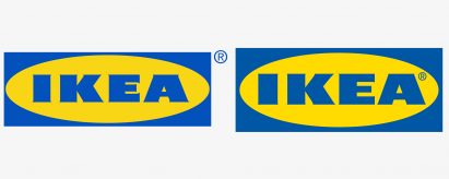 IKEA rebrand logo comparison