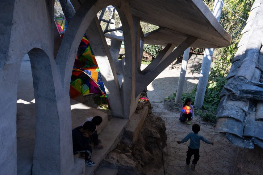 Mushroom Library by Kong Xiangwei Studio