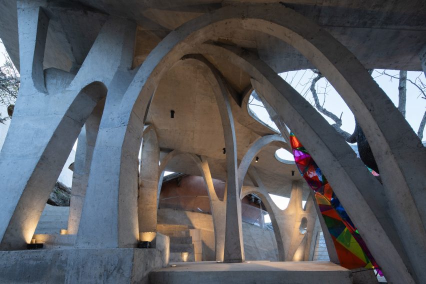 Mushroom Library by Kong Xiangwei Studio