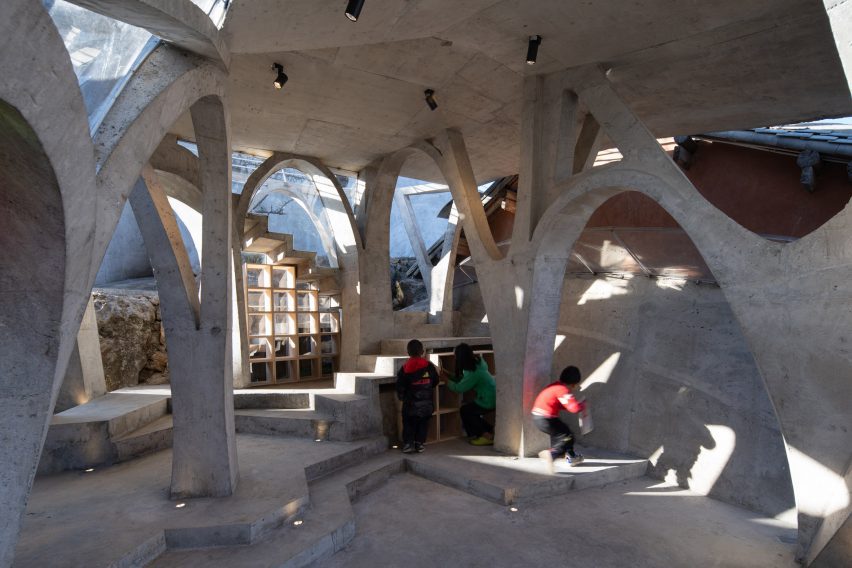 Mushroom Library by Kong Xiangwei Studio