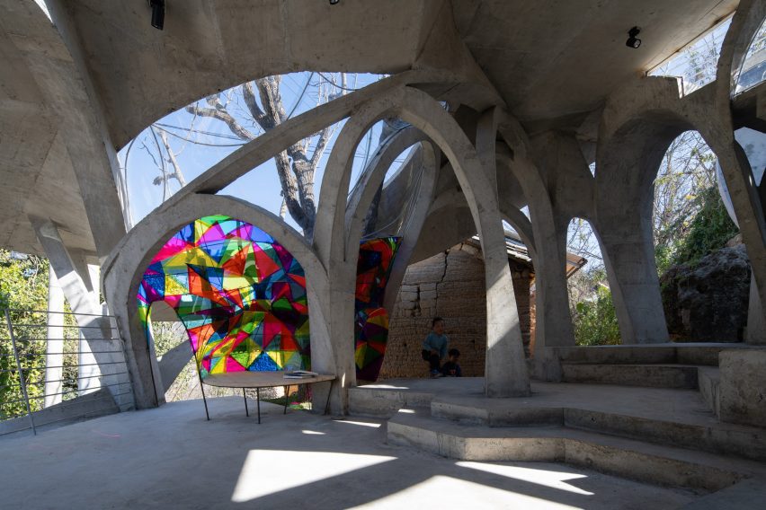 Mushroom Library by Kong Xiangwei Studio