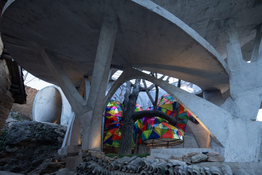 Mushroom Library by Kong Xiangwei Studio
