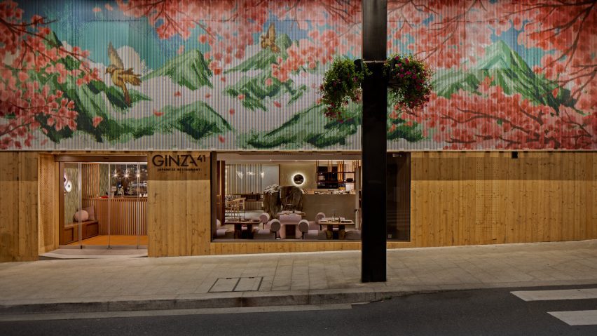 Facade of Ginza 41 in Andorra la Vella by Kriskadecor