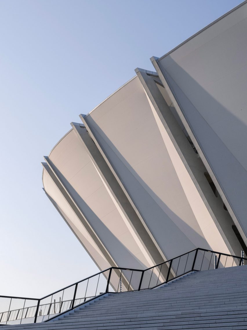 Kunshan Olympic Sports Centre in China by GMP Architekten