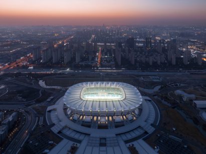 Kunshan Olympic Sports Centre in China by GMP Architekten