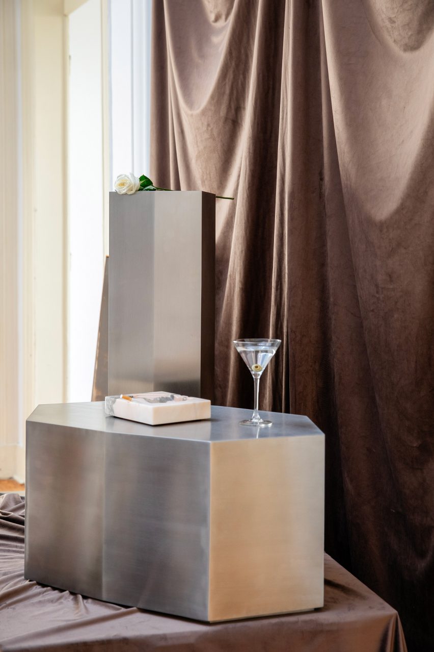 Stainless-steel furniture
