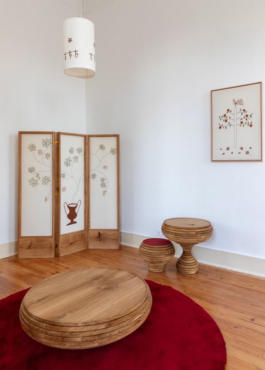 Furniture made from wine-barrel wood