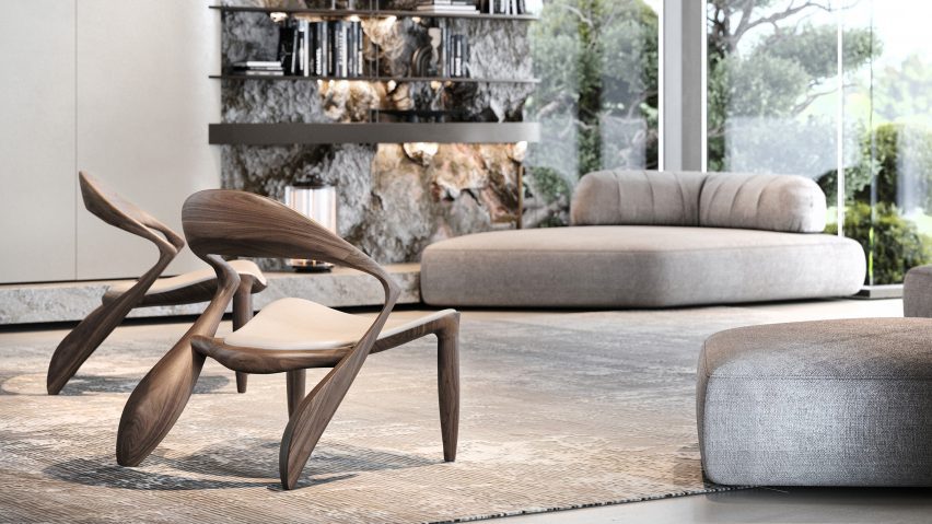 Locus armchair by Mozea