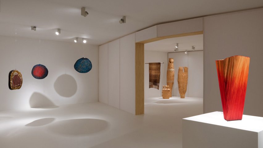 colourful exhibition space