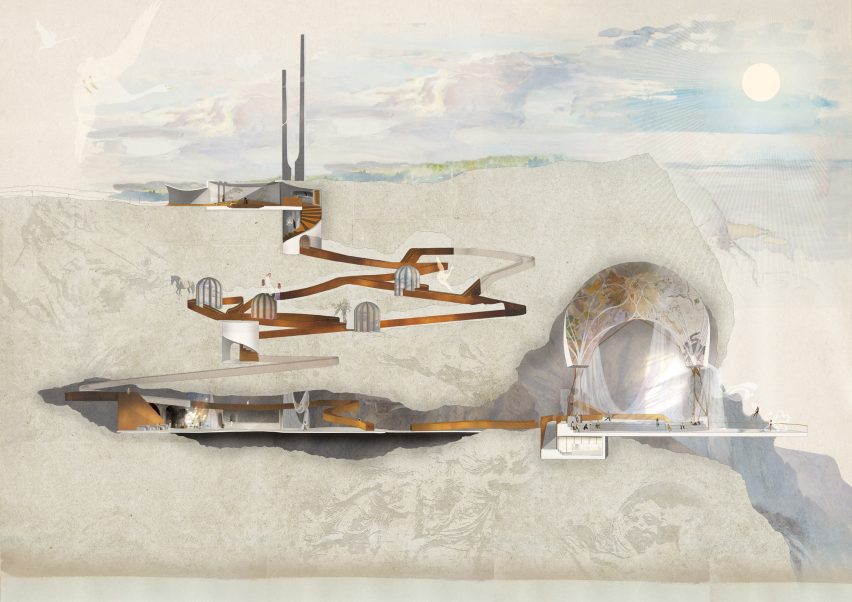 a visualisation of a plan for a community centre