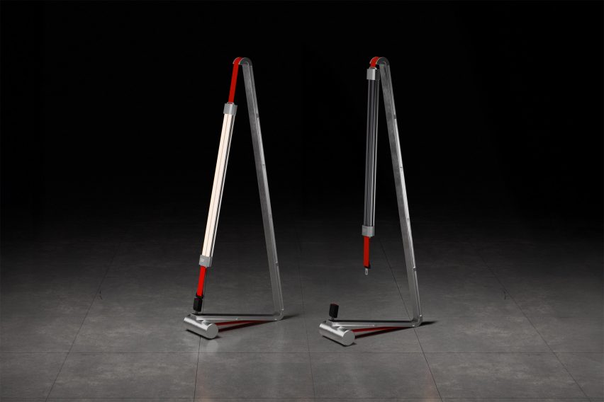 Light made out of seat belts