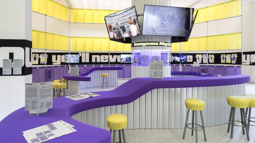 The Netherlands creates "warm and approachable" sports bar for Venice Architecture Biennale