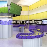 The Netherlands creates "warm and approachable" sports bar for Venice Architecture Biennale