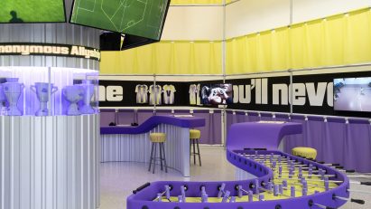 The Netherlands creates "warm and approachable" sports bar for Venice Architecture Biennale