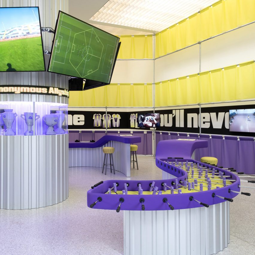 The Netherlands creates "warm and approachable" sports bar for Venice Architecture Biennale