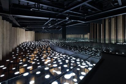 Upper floor within Japan Pavilion by Nikken Sekkei
