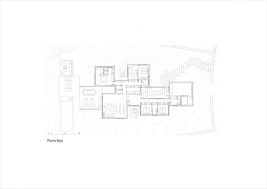 Plan of Zenith House by Nomo Studio