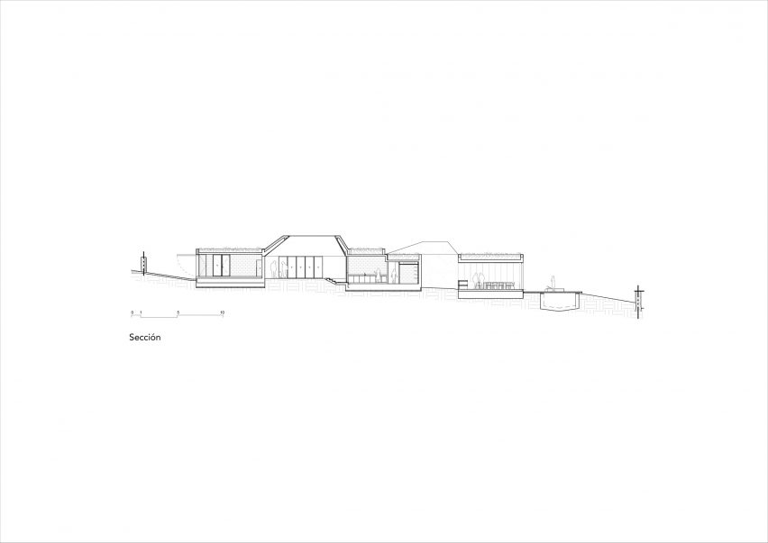 Section of Zenith House by Nomo Studio