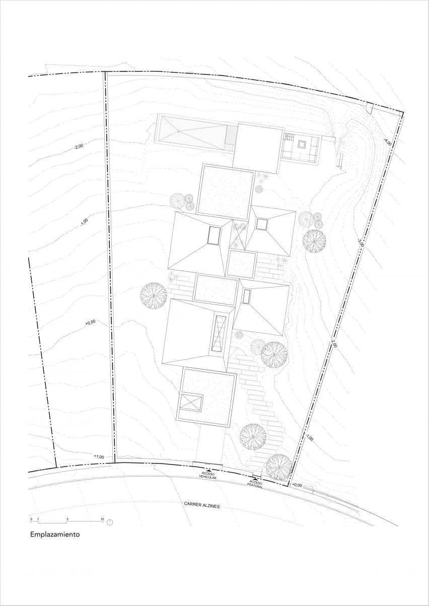 Plan of Zenith House by Nomo Studio