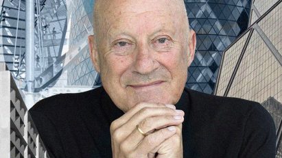 Norman Foster in black poloneck