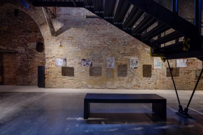 The exhibition is in the Arsenale