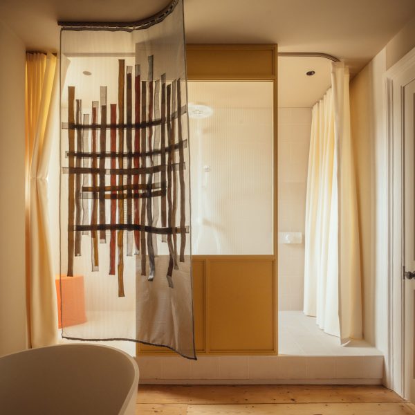 Shower curtain by Tomoyo Tsurumi