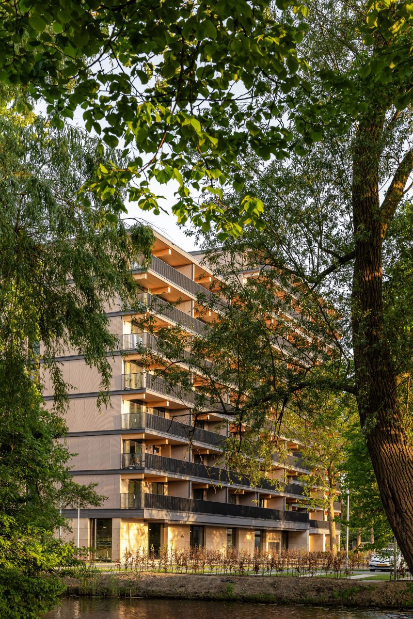 Valckensteyn mass-timber apartment building in Rotterdam by Powerhouse Company