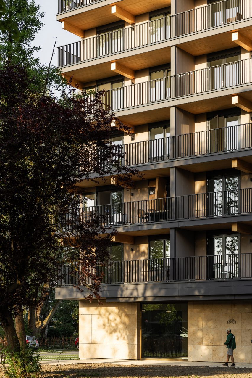 Valckensteyn mass-timber apartment building in Rotterdam by Powerhouse Company