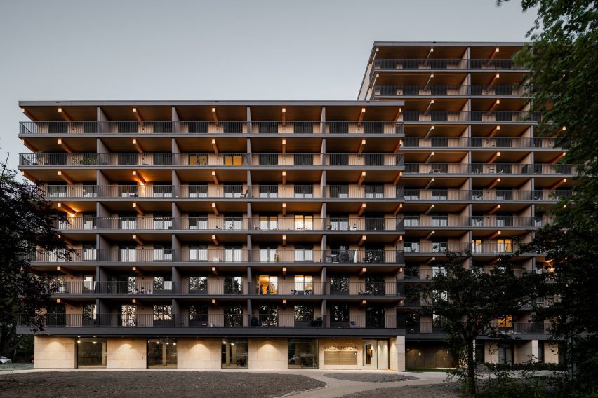 Valckensteyn mass-timber apartment building in Rotterdam by Powerhouse Company