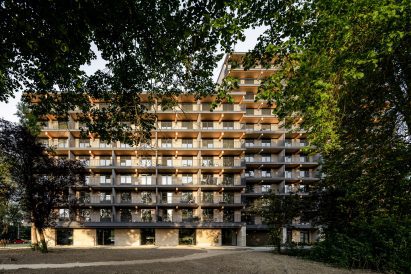 Valckensteyn mass-timber apartment building in Rotterdam by Powerhouse Company