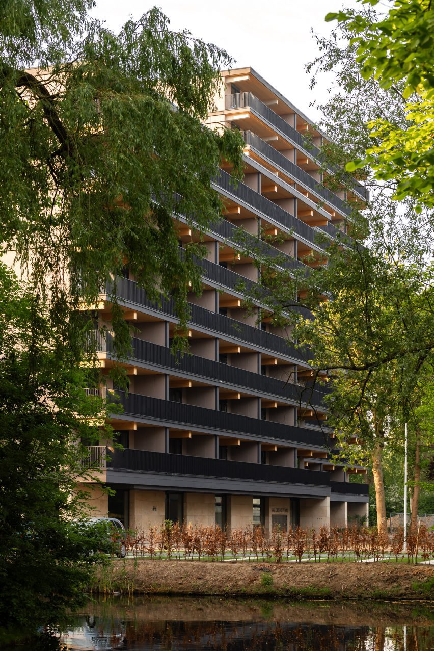 Valckensteyn mass-timber apartment building in Rotterdam by Powerhouse Company