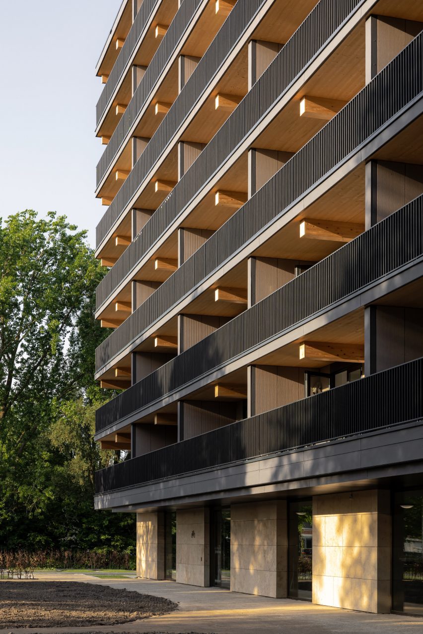 Valckensteyn mass-timber apartment building in Rotterdam by Powerhouse Company
