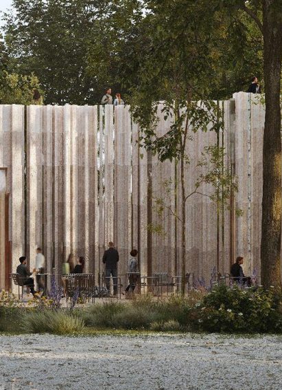 Lina Ghotmeh's permanent Qatar pavilion for Venice biennale