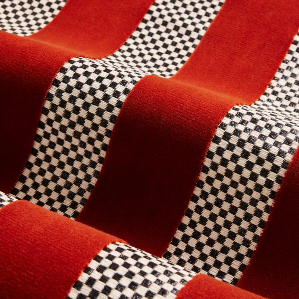 Racetrack and Emblem fabrics by Designtex
