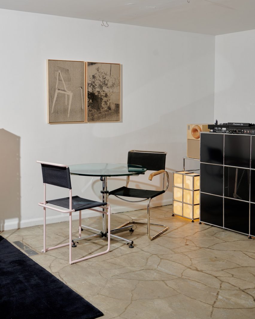Leather chairs