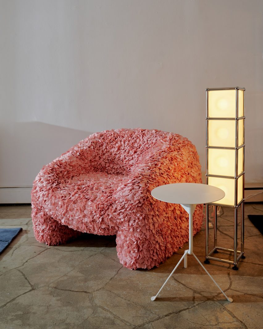 Pink chair