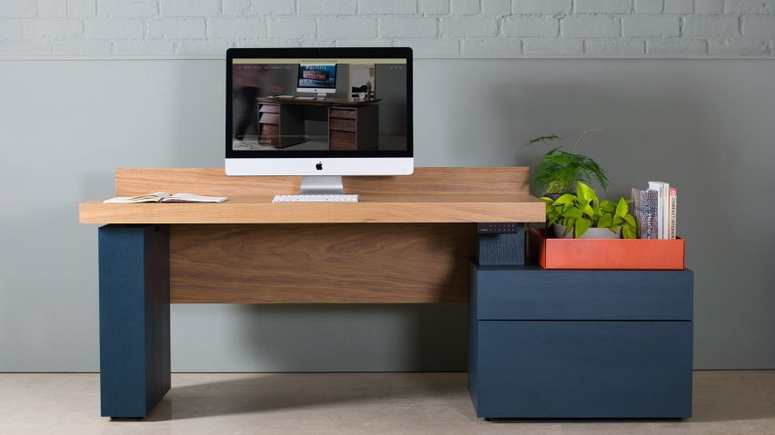 Raze Sit-Stand Desk by Jamie Hoyle and Katherine Mathew for Koda