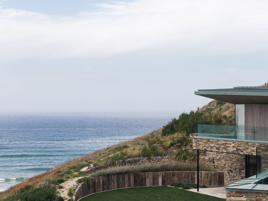 Garden at Two-Family House by Rundell Associates