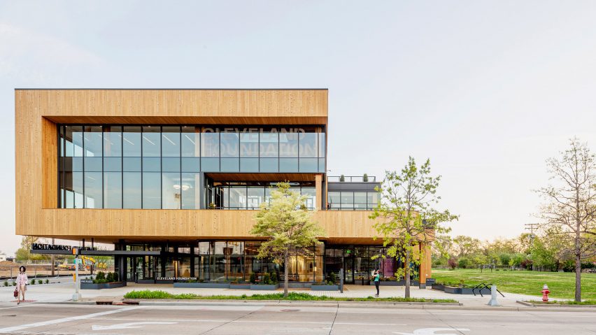 S9 Architecture goes heavy on timber for Ohio non-profit headquarters