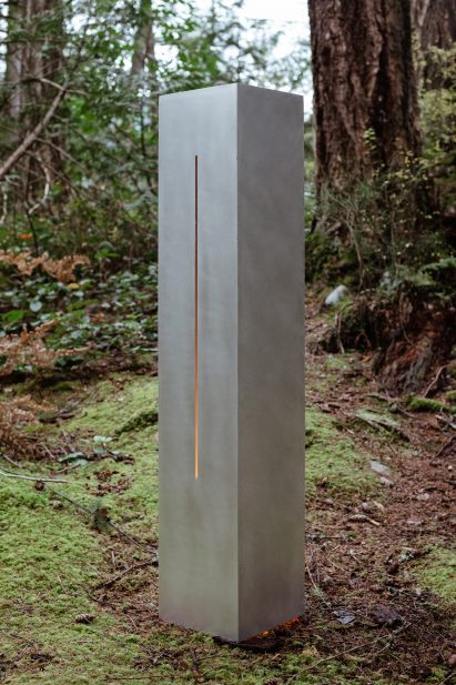 Salvaged aluminium lighting