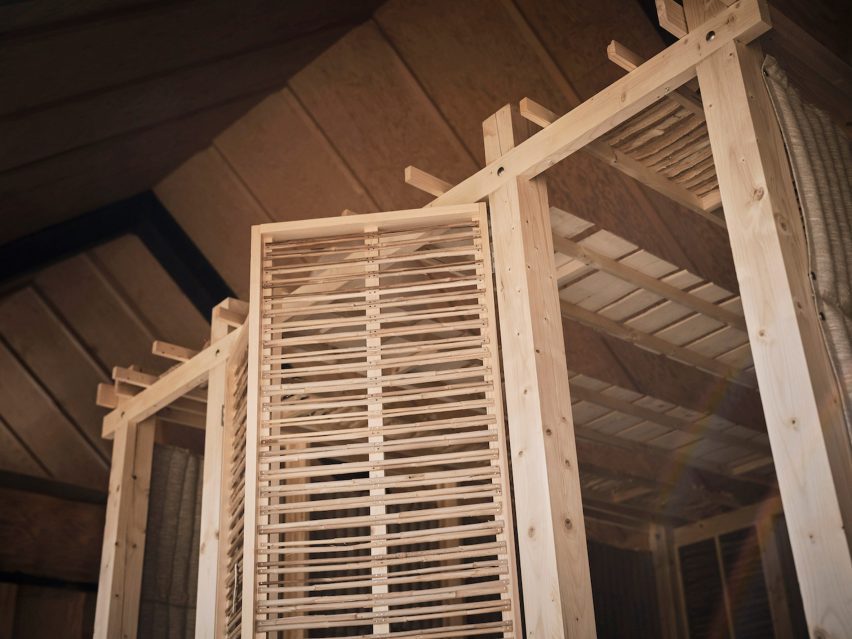 Doors of Rooted Potential pavilion by Sara Martinsen