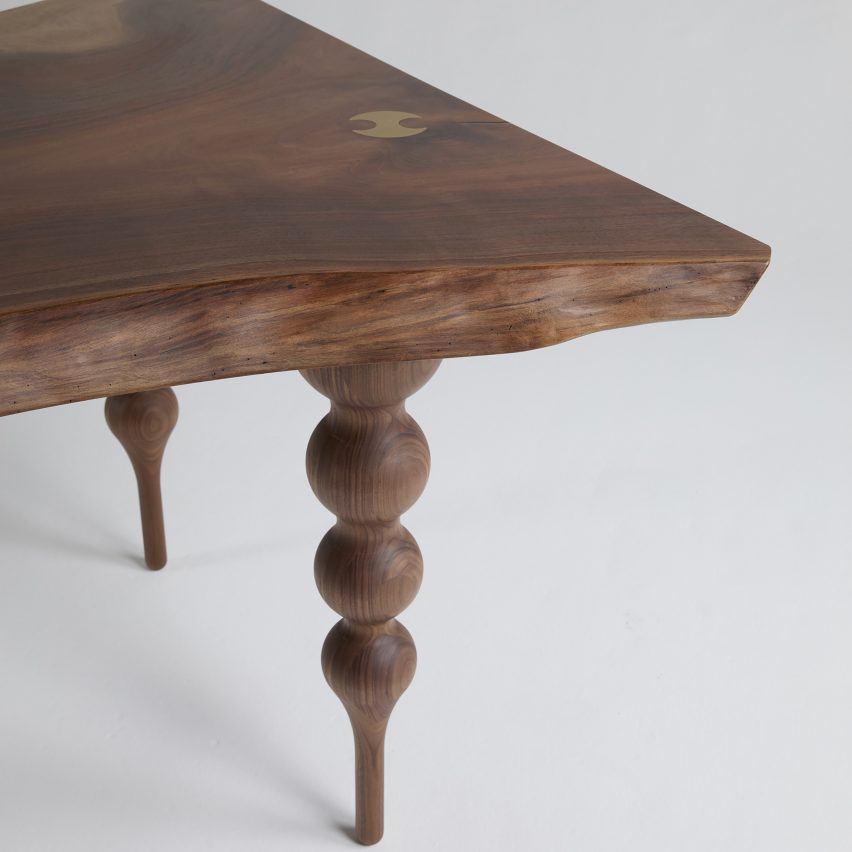 Slab table by Area
