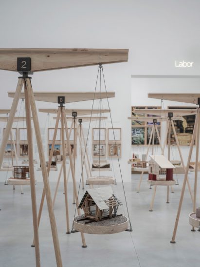 Exhibition space within the Spain Pavilion in Venice