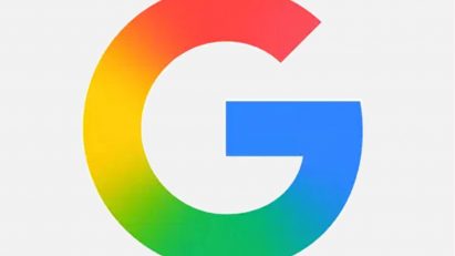 Updated Google G logo with gradient colours