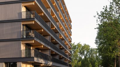 Valckensteyn mass-timber apartment building in Rotterdam by Powerhouse Company