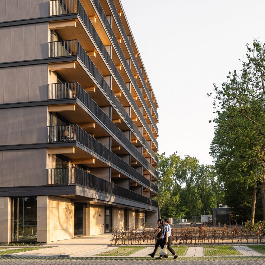 Valckensteyn mass-timber apartment building in Rotterdam by Powerhouse Company