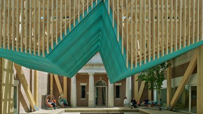 US Pavilion Porch at the Venice Architecture Biennale